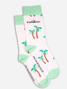 Soak Up the Tropical Vibes with Sock Peeps' Palm Tree Socks